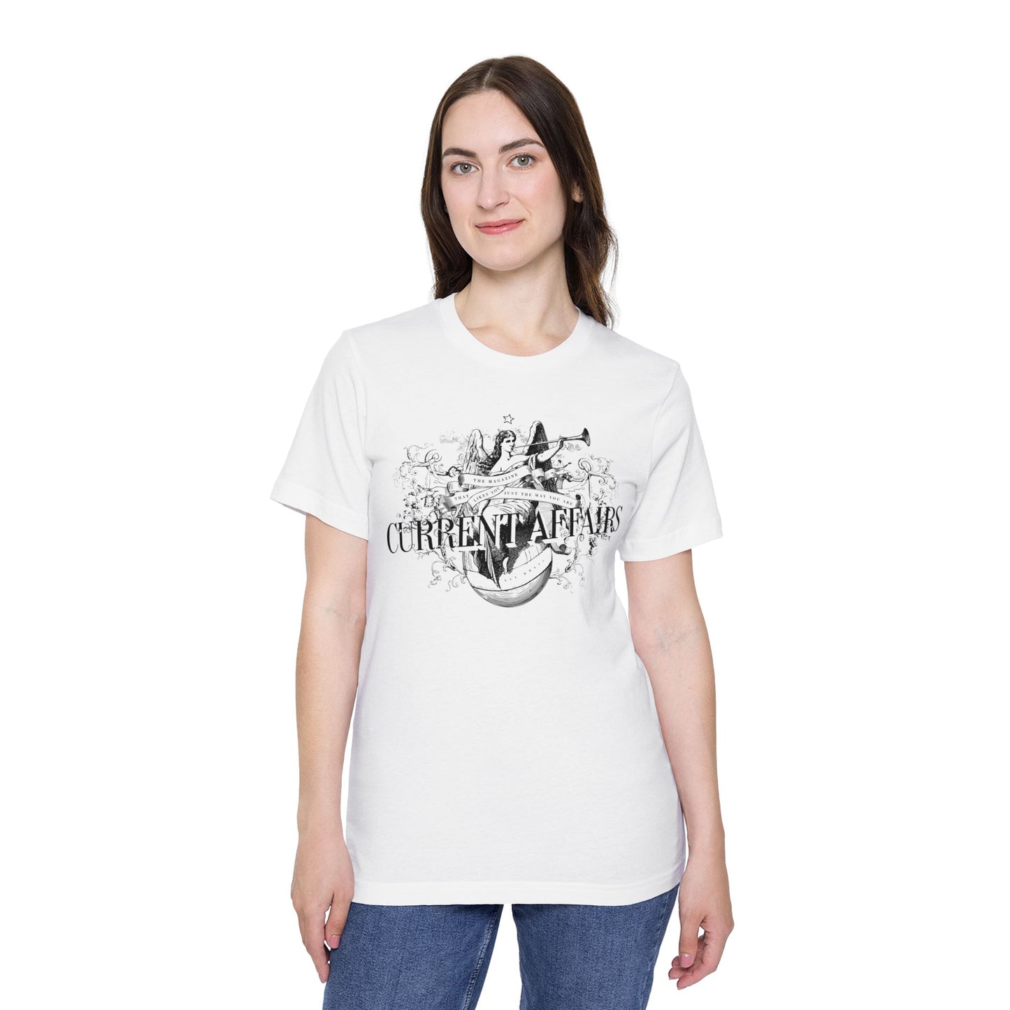Current Affairs T-shirt (B&W logo)