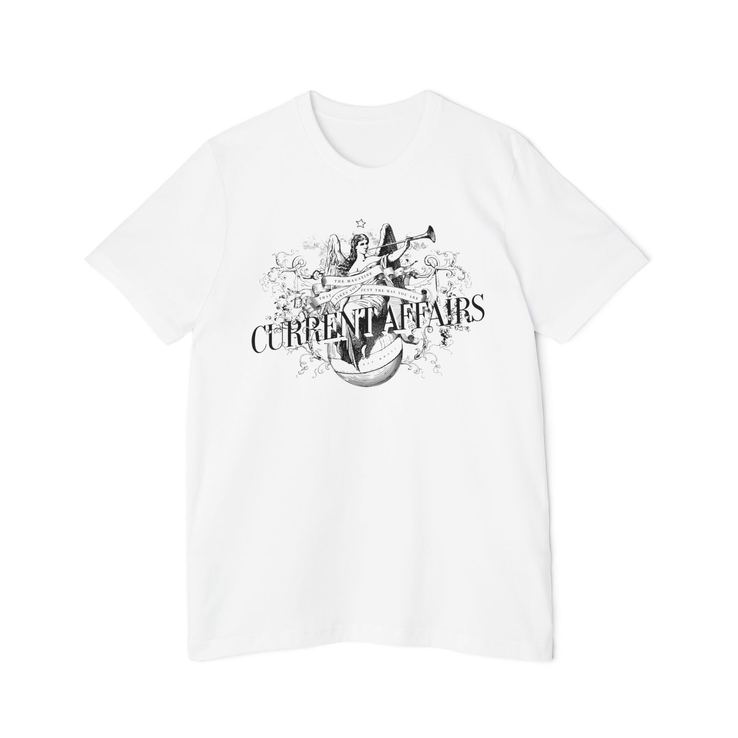 Current Affairs T-shirt (B&W logo)