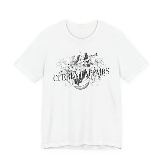 Current Affairs T-shirt (B&W logo)