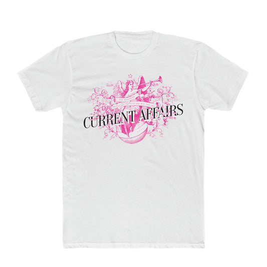 Current Affairs T-Shirt (pink logo)